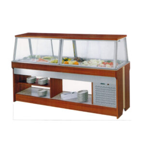 Island Type Sliding Door Salad Bar